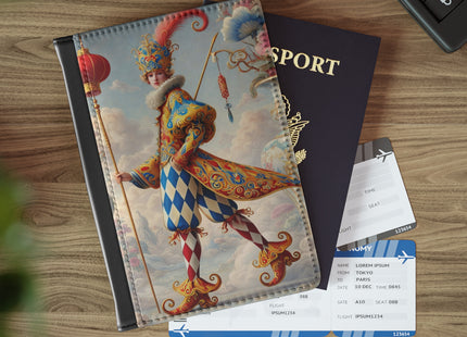 The Ornamental Jester Passport Cover