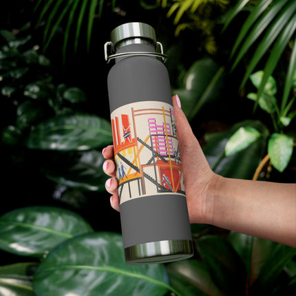 Maquettes de Théatre 4 by Alexandra Exter Copper Vacuum Insulated Bottle, 22oz