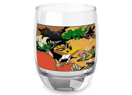 Enchanted Pages Whiskey Glass