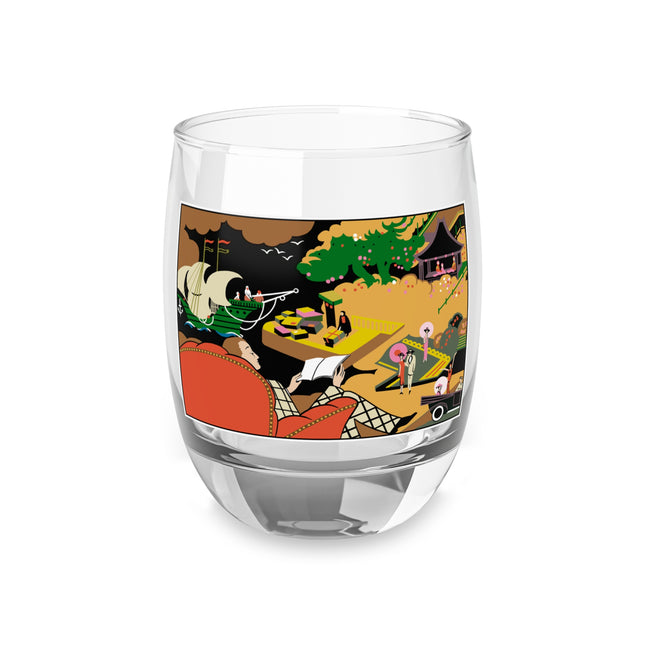 Enchanted Pages Whiskey Glass