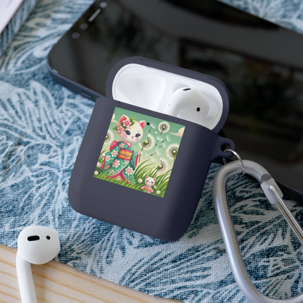 Geisha Kitten and the Dandelion Wish AirPods and AirPods Pro Case