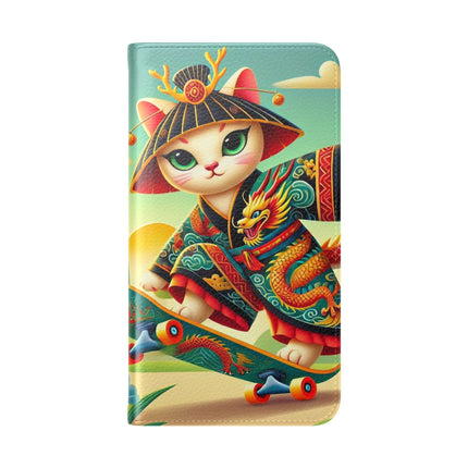 🛹🐉 Dragon Dance on Wheels Flip Case – Bold Adventure & Dynamic Grace