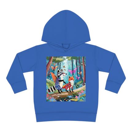 Whimsical Woodland Toddler Pullover Fleece Hoodie