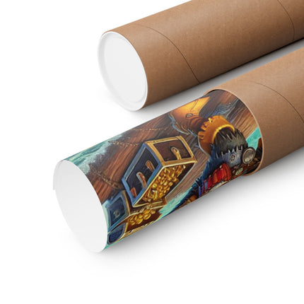 🦆🗺️ The Daring Drake Matte Vertical Poster – Adventure, Freedom & Mythic Storytelling