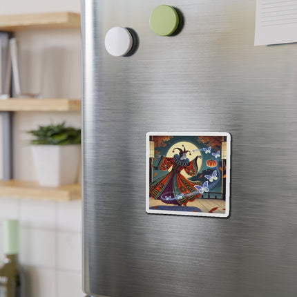 Court Magician with Ghost Butterflies Die-Cut Magnets (5 Sizes)