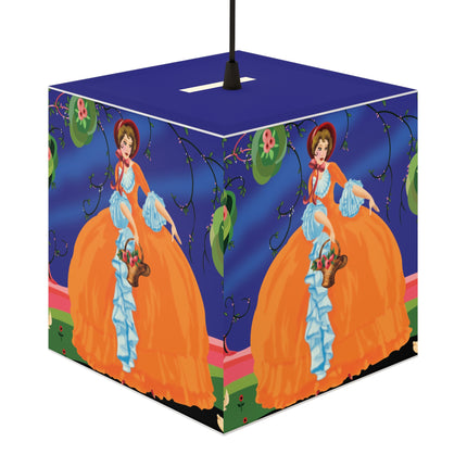Spring Whispers Light Cube Lamp