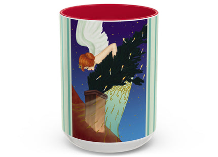 The Christmas Angel Colorful Mugs (11oz, 15oz)