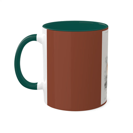 Giraffe by Charles Dessalines D' Orbigny Colorful Mugs, 11oz