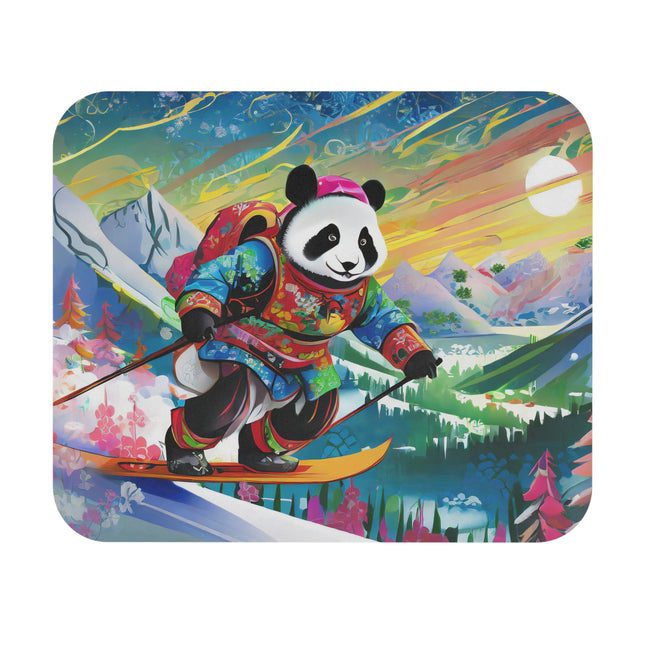 Cyberpunk Panda Mouse Pad, Rectangle
