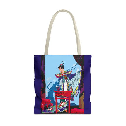 A Visual Journey by Umberto Brunelleschi Tote Bag (AOP)