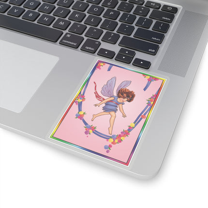 A Playful Fairy Jumps Rope Kiss-Cut Stickers (4 Sizes)