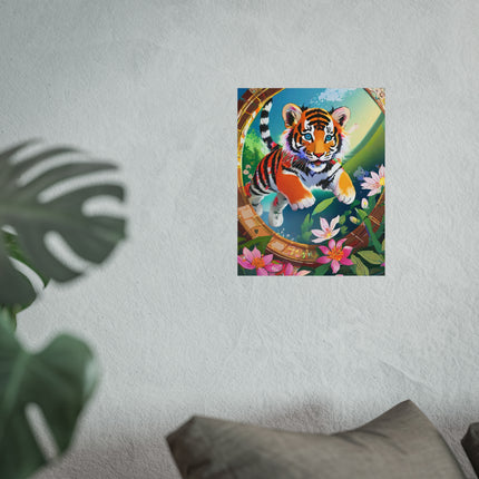 Majestic Tiger Cub Fine Art Posters