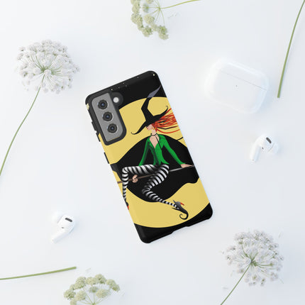 A Witch’s Moonlit Flight Phone Cases