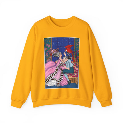 The Jealous Parrot by George Barbier Heavy Blend™ Crewneck Sweatshirt