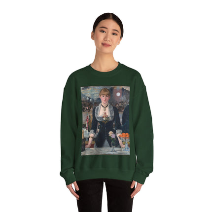 A Bar at the Folies-Bergère by Edouard Manet Heavy Blend™ Crewneck Sweatshirt