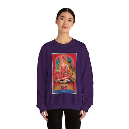July & Ruby (from the Gem Series) by Sofia Chiostri Heavy Blend™ Crewneck Sweatshirt