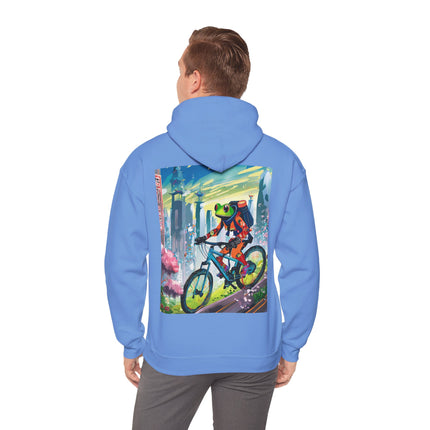 Cyberpunk Frog – Heavy Blend™ Hooded Sweatshirt