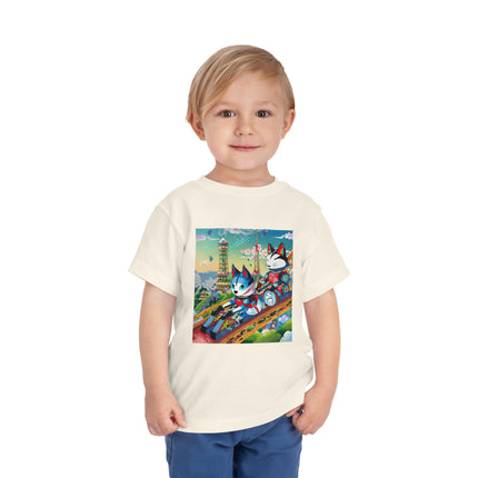 Kitsune Carnival Toddler Short Sleeve Tee