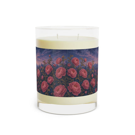 🌹🖤 The Lady Of The Midnight Rose Garden Scented Candle – Art Deco Floral Elegance