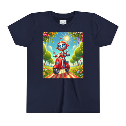 The Traveling Robot Youth Short Sleeve Tee