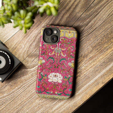 Pink Floral Pattern by Owen Jones Phone Cases