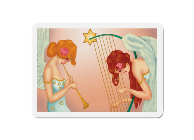 Heavenly Angel Duet Die-Cut Magnets (5 Sizes)