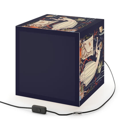The Dazzling Little Fish by George Barbier Light Cube Lamp