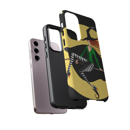 A Witch’s Moonlit Flight Phone Cases
