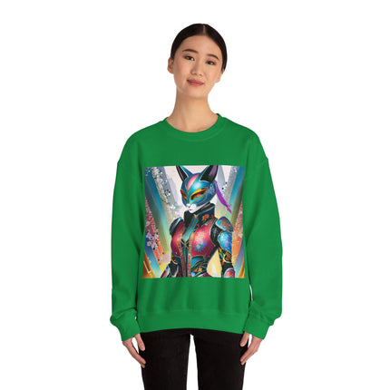 Cyberpunk Chic Unisex Heavy Blend™ Crewneck Sweatshirt