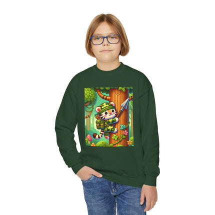 Stealthy Stripes Youth Crewneck Sweatshirt