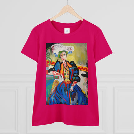A Mulher by Amadeo de Souza-Carosa Women's Midweight Cotton Tee
