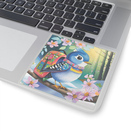 Baby Bluebird Kiss-Cut Stickers (4 Sizes)
