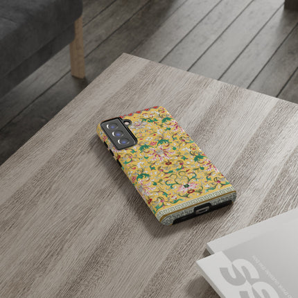 Yellow Botanical Pattern by Owen Jones Phone Cases