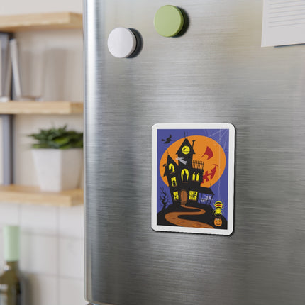 Halloween Night at the Haunted House Die-Cut Magnets (5 Sizes)