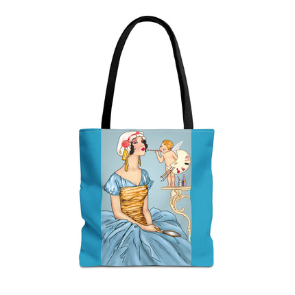 The Enchanting Painter: A Fairy's Artistic Touch Tote Bag (AOP)