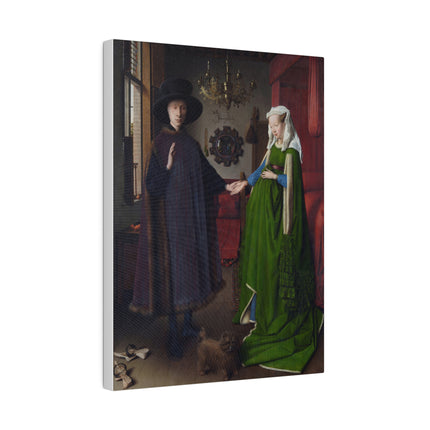 Arnolfini Portrait by Jan Van Eyck Matte Canvas, Stretched, 0.75"