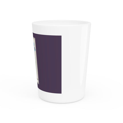 Iris, Iris sibirica by Anselmus Boëtius de Boodt Ceramic Shot Glass