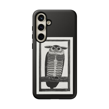 Horned Owl by Samuel Jessurun de Mesquita Phone Cases