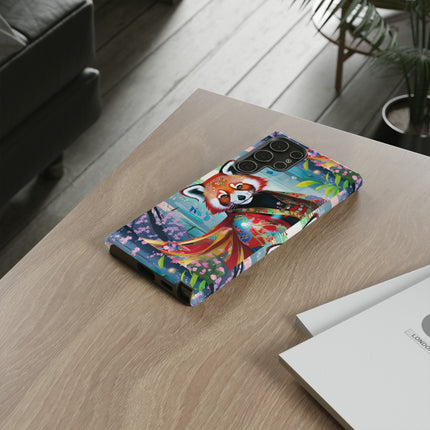 Cybernetic Red Panda Phone Cases