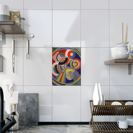 Rythme No. 1 by Robert Delaunay Ceramic Tile