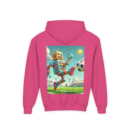 Kickoff Bot! Youth Hooded Sweatshirt – Game Day Energy & Action-Packed Fun