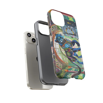 Cyber Panther's Hunt Phone Cases