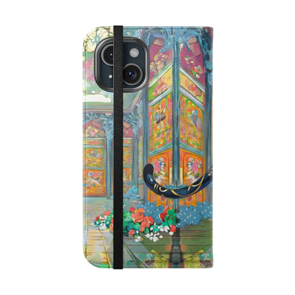 🐾💎 Cyber Panther's Hunt Flip Case – Digital Instinct & Neon Pursuit