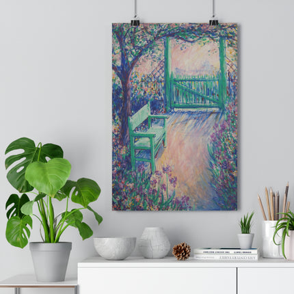 The Artist’s Garden (The Green Chair) by Theodore Earl Butler Giclée Art Print
