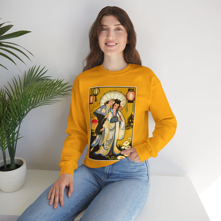 Golden Embrace Heavy Blend™ Crewneck Sweatshirt