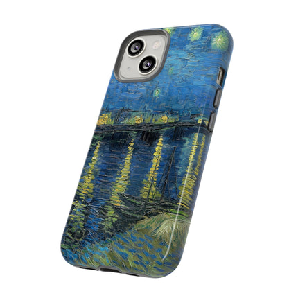 Starry Night Over the Rhone by Vincent Van Gogh Phone Cases