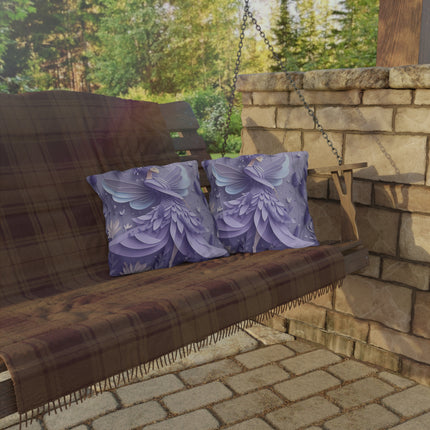 Lavender Fairy Outdoor Pillows