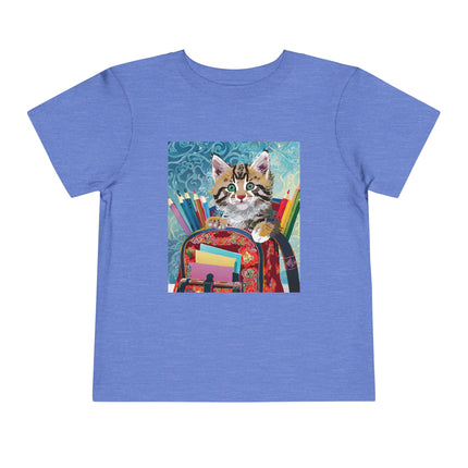 Whiskered Wanderings Toddler Short Sleeve Tee