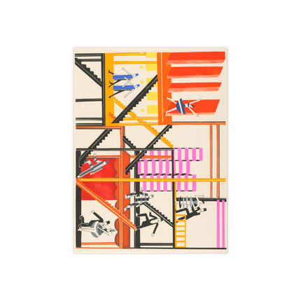 Maquettes de Théatre 4 by Alexandra Exter Ceramic Tile