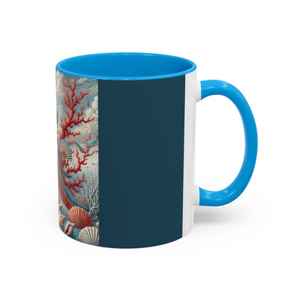 Ladies by the Quiet Sea Colorful Mugs (11oz, 15oz)